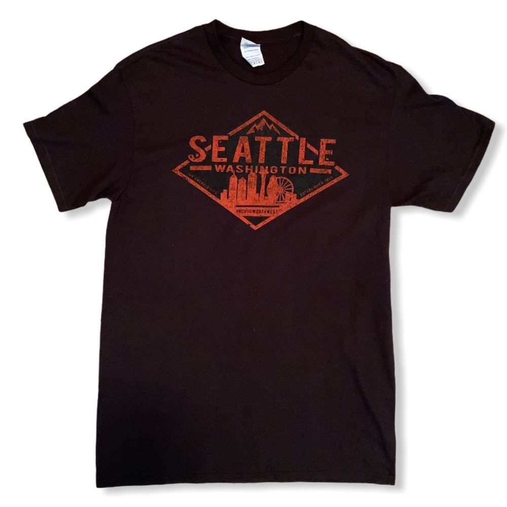 Seattle T-Shirt Washington State Landmarks T-Shirt